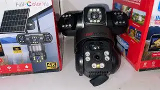 Skyvision 4K 4G Ultra HD True Triple Lens Solar PTZ Big Outdoor Camera (V380 APP) In-Depth Review