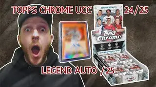 Topps Chrome Soccer 24/25 Hobby Box - Huge Legend Auto!!!