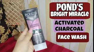 Ponds Face wash|Ponds Bright Miracle Activated Charcoal Face Wash | best face wash|review @RozinaAR