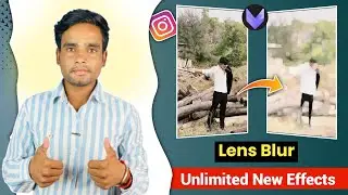 Lens Blur Effects Video Editing Tutorial Vivacut |Unlimited Effects Reels Video Abu Salim