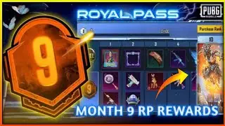 MONTH 9 ROYAL PASS REWARDS || 1.9 UPDATE || BGMI & PUBG