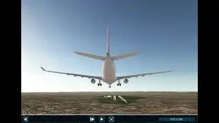[Airline Commander］A330 Landing 落地#pilot #a330 #landing #airbus #airlinecommander #決勝時刻M生存戰鬥機飛行員