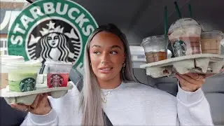 trying my subscribers starbucks orders *I don&rsquo;t like coffee lol* ☕️