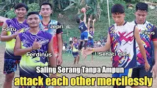 the new volleyball counterattacks Jepri's hardest spikes, Ferdinus, Fortu vs Sehati