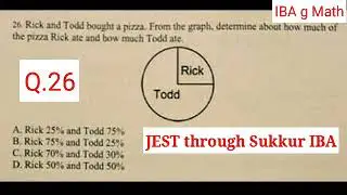 Math STS PAST PAPERS | graph and percentage based math problem