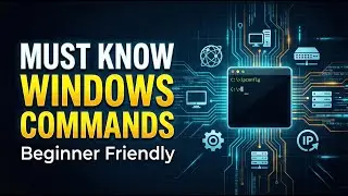 Important Windows Commands for Networking & IT Support | Beginners Guide #ccna #ccnatraining