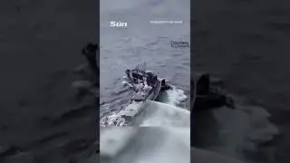 China Coast Guard vessel hits a Philippines' civilian boat