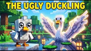 The Ugly Duckling 🦆 Minecraft Animation for Children