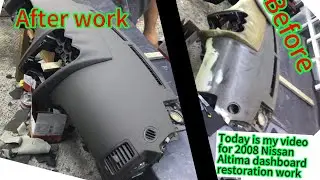 2008 Nissan Altima sticky dashboard upholstery fix 🇦🇪🇦🇪🚙🚙🏎👍🚐🚃