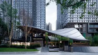Timber-Roofed Restaurant By BEHIVE Architects In CHENGDU, CHINA