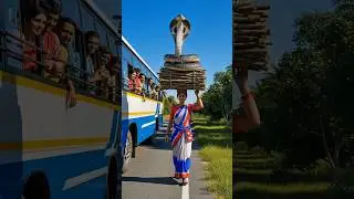 Nepali Little Army Girl Saves Bus Passengers from Giant Snake 🐍🚌 | Emotional #ai #army #shorts