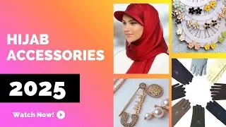 New Hijab & Niqab Styles |Hijab Accessories|Hijab With Niqab |Hijab Pins |Headpiece |Hijab scrunchie