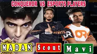 competitive Player VS Mr Conqueror Player Fight🔥Scout Mavi VS Madan Team Fight Pochinki Squad House