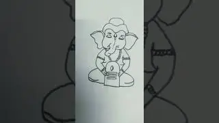 Ganesh Ji drawing #bollywood #song #love #live #music #art #artistdrawing #drawing #ganesha #god