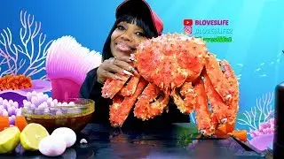 9 lb whole King Crab Mukbang, Come on Curtis!