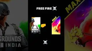 FREE FIRE MAX 🤬VS BATTLEGROUNDS OF INDIA ❤️🌏#freefireclips #frrefire