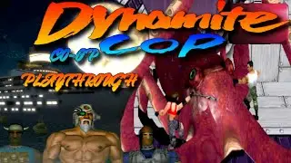 Dynamite Cop (Dreamcast) CO-OP Playthrough/ We don't have any money, so use whatever you find there.