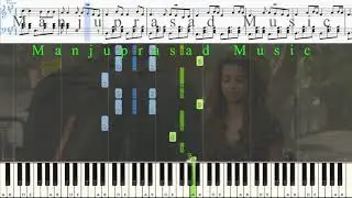 Naina Da Kya Kasoor | AndhaDhun | HD TUTORIAL  | MIDI | SHEET | Manjuprasad Music