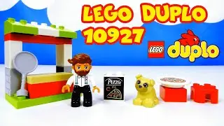 LEGO DUPLO 10927 Pizza Stand. ЛЕГО Дупло 10927 Киоск пиццерия.Строим из LEGO DUPLO.