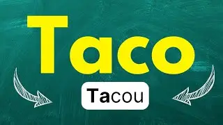 C&oacute;mo pronunciar: 'Taco' 'Taco' 'Antojito mexicano' 'Tortilla rellena' en ingl&eacute;s  con ejemplos