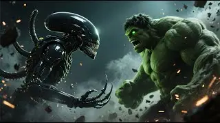 Hulk Faces Alien Nightmare in a Brutal Clash That Shakes the Battlefield Under Dark Skies Tonight!!!