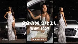 SENIOR PROM MARATHON 2K24! vlog+grwm: hair nails makeup lashes, etc