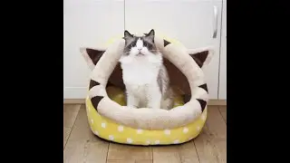 Cat Bed Indoor Soft Cats Houses Warm