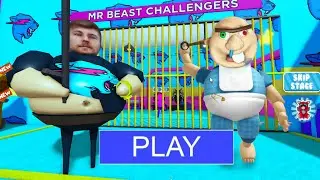 NEW SECRET UPDATE! MR BEAST BARRY VS BOBBY BABY DAYCARE | OBBY Walkthrough FULL GAMEPLAY #roblox