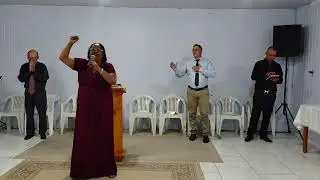 Missionária Joelma louvando a Deus em Osório RS 10/01/2026.
