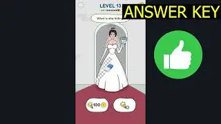 Eraser Draw tricky Puzzle Her - Puzzle Master Story Mode LEVEL 13 What is she hiding (ANSWER KEY)