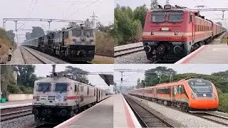 13-in-1 Electric & EMD loco action in Bengaluru-Hubballi/Hassan section