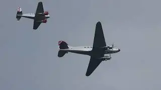 2023 Classic Formation Team -  DC3 & Beech18  - Flugtage Fehraltdorf