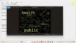 How to generate report, charts, word cloud and export them ? || Qualcoder || Part-5
