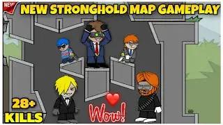DAY-120 | NEW STRONGHOLD MAP GAMEPLAY IN MINI MILITIA CLASSIC :DA2 MMC 😱#minimilitia #gaming