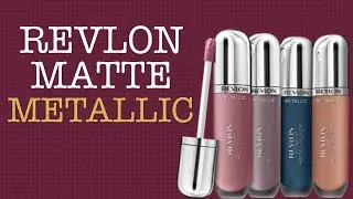 REVLON ULTRA HD MATTE METALLIC | Обзор и демонстрация