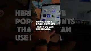 Here are five popular fonts that you can use in Figma,  #creativity #vlog #figmadesign #design