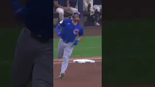 Michael Busch homers on first pitch of game 💣