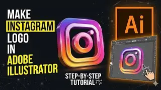 HOW TO MAKE INSTAGRAM LOGO USING ADOBE ILLUSTRATOR||TUF._.STUDIO