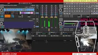 210922-03 OBS 27.0.1/E-Drum Live/Mixxx 2.3.0