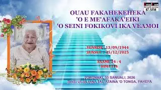 ME'AFAKA'EIKI 'O SEINI FOKIKOVI IKA VEAMOI