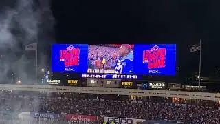 Buffalo Bills Anthem + Legend of the Game vs New York Giants SNF @ Highmark Stadium 10/15/2023