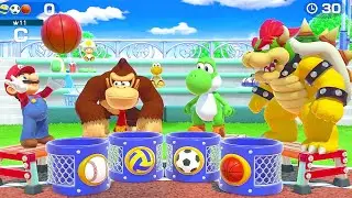 Super Mario Party / Minigame / Yoshi Mario vs Bowser Donkey Kong /Adreanna