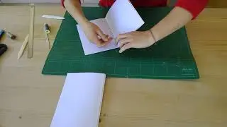 Einlagige Rückstichbroschur =  Heft mit Fadenheftung