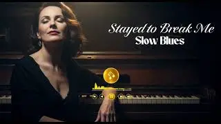 Stayed to Break Me &ndash; Slow Blues | Smoky Female Vocal | Slide Guitar