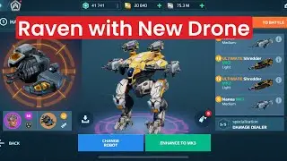 Strong Raven with New Drone | War Robots Gameplay