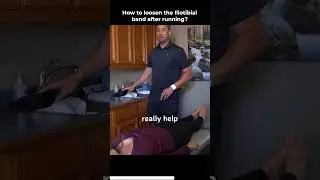 How to fix IT band pain (runner&rsquo;s knee) 👉 Massage gun + chiropractic care 🏃&zwj;♂️