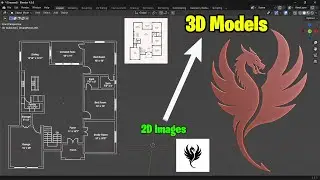 Как создавать 3D-элементы из изображений в Blender!