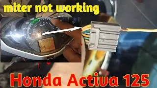 Honda Activa 125 miter not working 