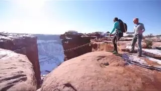 First Woman to Jump Insane Rope Swing