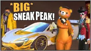 *SNEAK PEAK* To The Future Of Rules of Survival! // Ferrari Skin, Emotes, Teddy Bear, Clown, etc...